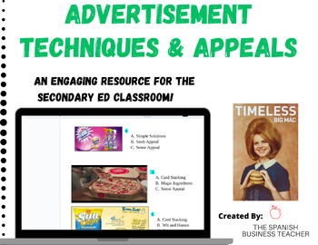 Preview of Advertisement Techniques in Marketing and Sales