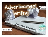 Advertisement Writing - Persuasive Writing Introduction