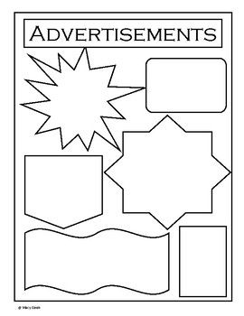 Preview of Advertisements Newspaper Template