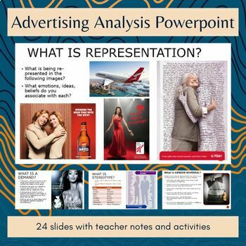 Preview of Advertising Analysis Powerpoint