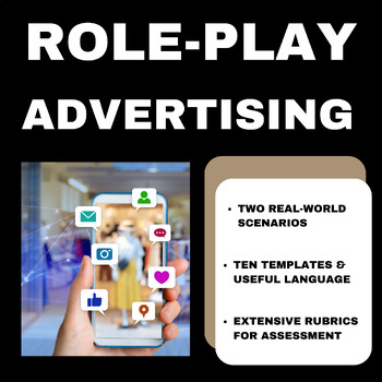 Preview of Advertising: 2 Role-Plays with TEMPLATES