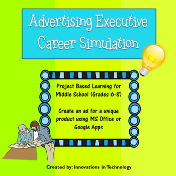 Preview of Advertising Executive - Career Simulation | Distance Learning