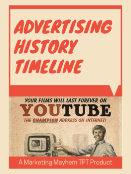 Preview of Advertising History Timeline