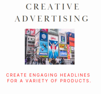 Preview of Advertising & Promotion  - Create a Headline for each image