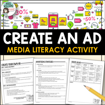 Preview of Advertising Techniques - Create An Ad - Media Literacy