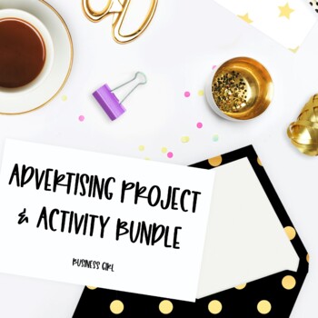 Preview of Advertising and Public Relations Activities and Projects Bundle