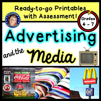 Preview of Advertising and the Media - Advertising Techniques including Ethos/Pathos/Logos