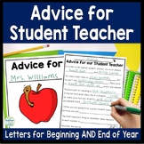 Advice Letter for Student Teacher | Student Teacher Goodby