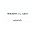 Advice for (Music) Teachers, pdf version