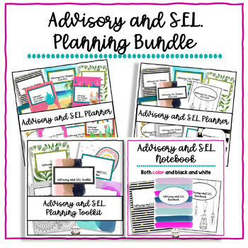 Preview of Advisory and SEL Planning Bundle - Social Emotional Planning Tools