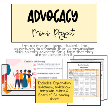 Preview of Advocacy Mini-Project