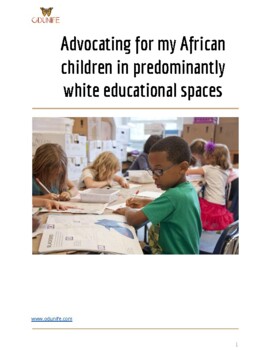 Preview of Advocating for BIPOC Kids in predominantly white educational spaces