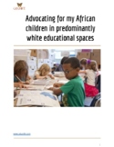Advocating for BIPOC Kids in predominantly white education
