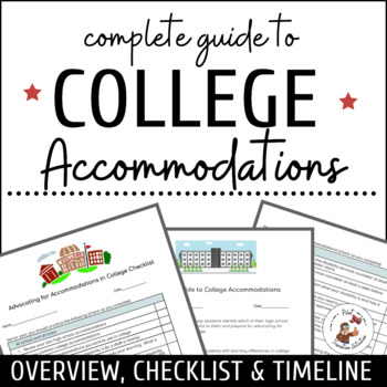 Preview of Advocating for College Accommodations | Transition Readiness for High School