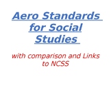 Aero Standards for Social Studies w/ comparison to NCSS fo