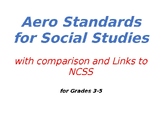 Aero Standards for Social Studies with comparison to NCSS 