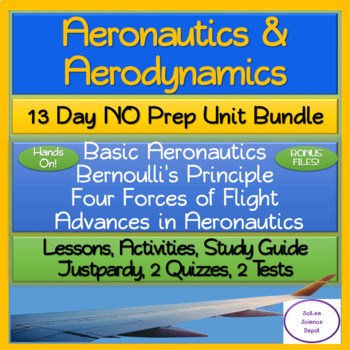 Preview of Aeronautics & Aerodynamics: 13 Day NO PREP Unit Bundle