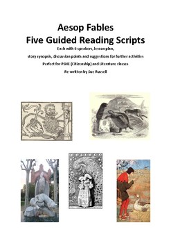 Preview of Aesop Fables Guided Reading Scripts and Readers Theater