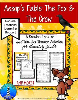 Aesop's Fable The Fox & the Crow by Teachers' Keeper | TPT