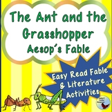 Aesop's Fable The Ant and the Grasshopper Reading Comprehe