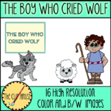 Aesop’s Fable - The Boy Who Cried Wolf Clip Art