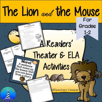 Preview of Aesop's Fable The Lion & The Mouse Readers' Theater