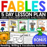 Aesop's Fables Activities Reading Comprehension Passages &