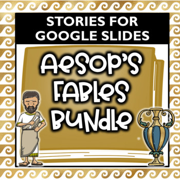 Preview of Aesop's Fables Activities for Google Slides Bundle- Distance Learning