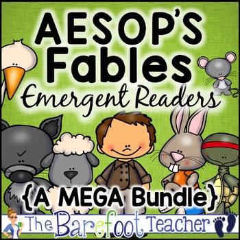 Preview of Aesop's Fables Emergent Readers {A MEGA Bundle} (Distance Learning)