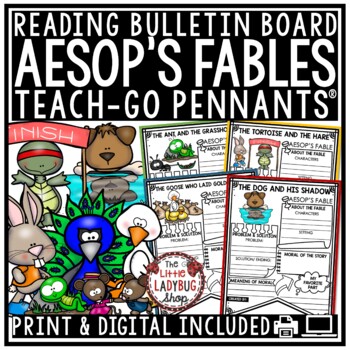Preview of Aesop's Fables Folktales Activities Reading Genre Book Review Graphic Organizers