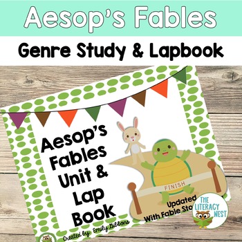 Preview of Aesop's Fables Literacy Activities, Graphic Organizers and Lapbook