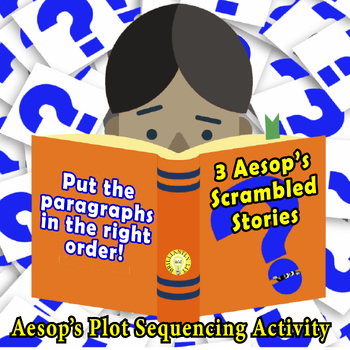 Preview of Aesop's Fables Plot Sequencing & Close Reading: Order the Scrambled Paragraphs!