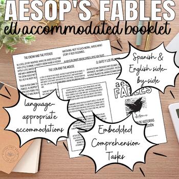 Preview of Aesop's Fables: Spanish Booklet