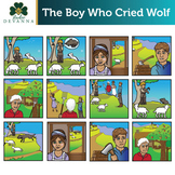 Aesop's Fables - The Boy Who Cried Wolf Clip Art