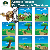 Aesop's Fables : The Tortoise and the Hare Clip Art Set