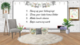 Aesthetic Bitmoji Google Classroom Layouts - Virtual/Distance Learning - Themed