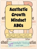 Aesthetic Growth Mindset ABCs Classroom Posters