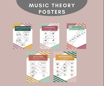 Preview of Aesthetic Music Theory Posters