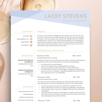 Preview of Aesthetic Nurse Resume, Nursing Resume and Cover Letter Template, RN Resume