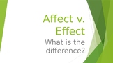 Affect vs. Effect Power Point