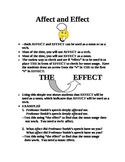 Affect vs. Effect: The Trick!