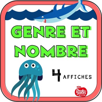 Affiches Le Genre Et Le Nombre By Profs Et Soeurs French Francais