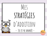 Affiches- Stratégies d'addition (3e - 4e année)