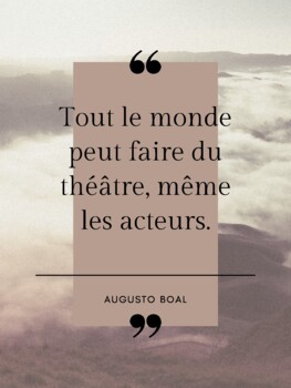 Affiches Citation Au Sujet Du Theatre By Lauren Roels Tpt