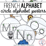 Affiches d'alphabet (FRENCH Circle Alphabet posters with arrows)