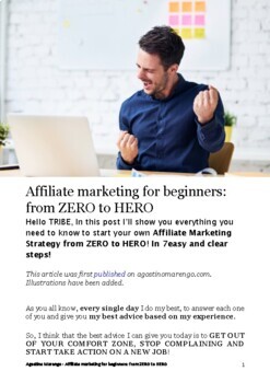Preview of Affiliate marketing for beginners: from ZERO to HERO 2021