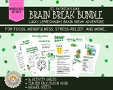 Brain Break Lucky Leprechaun Worksheet Bundle | St. Patric