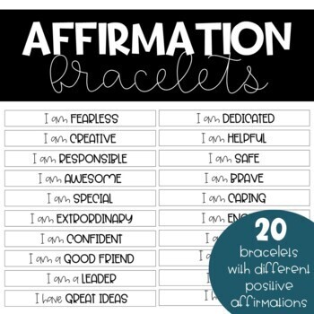 Positive Affirmations Craft | Made By Teachers