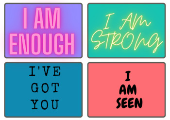 Preview of Affirmation Cards 1