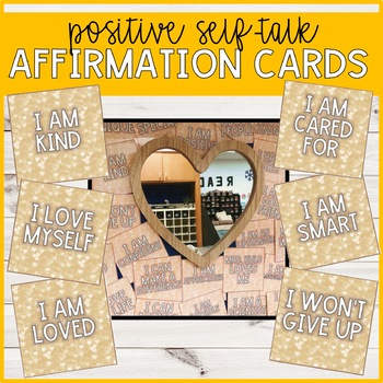 Affirmation Cards by Elementary in the Mitten | Teachers Pay Teachers